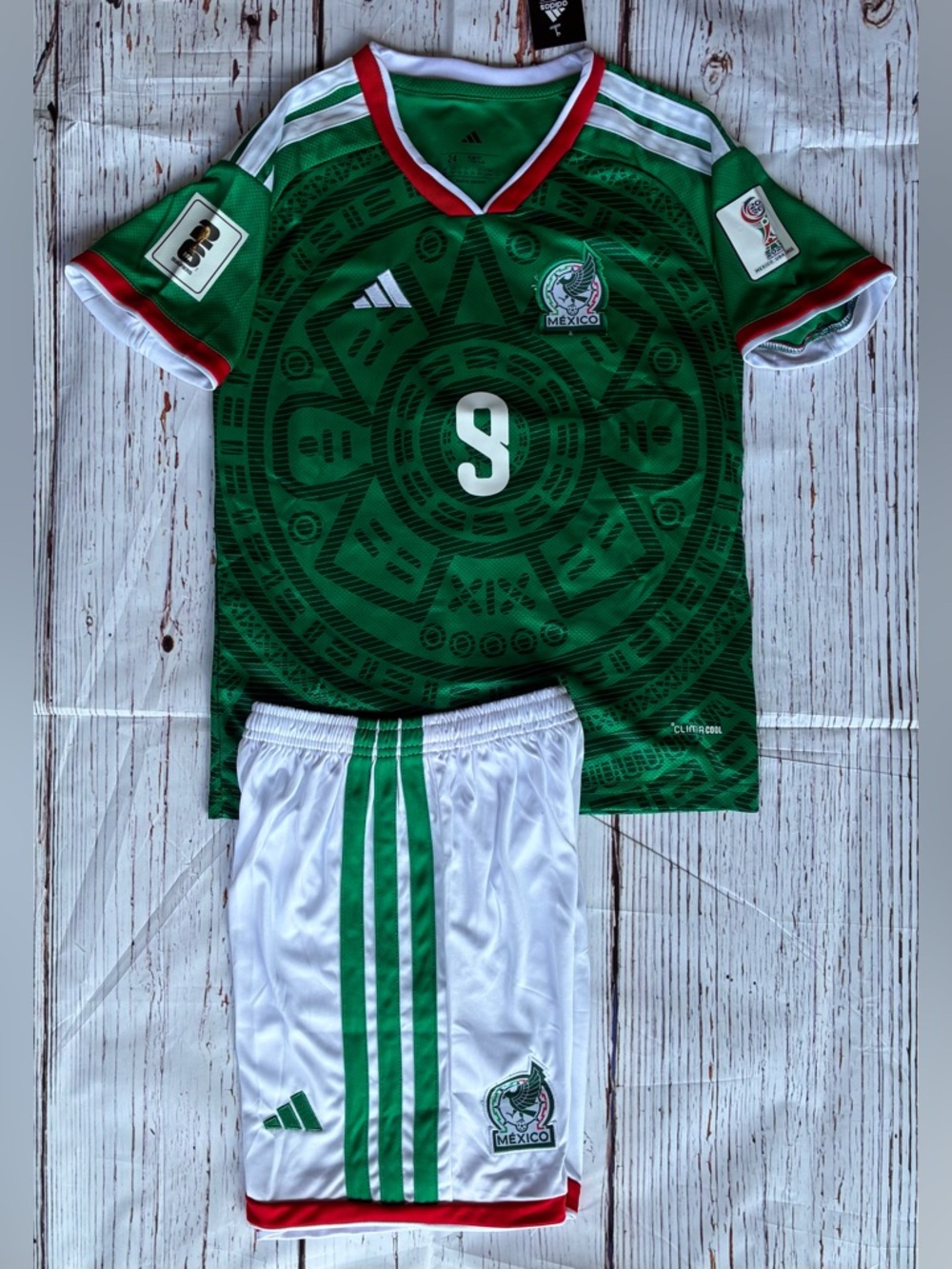 México Home Raul Jimenez #9 Set For Kids